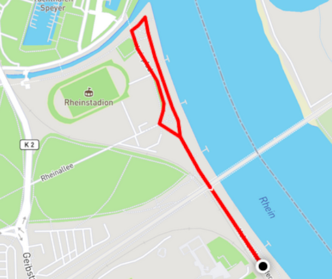 1,2 km - Distance Run Speyer